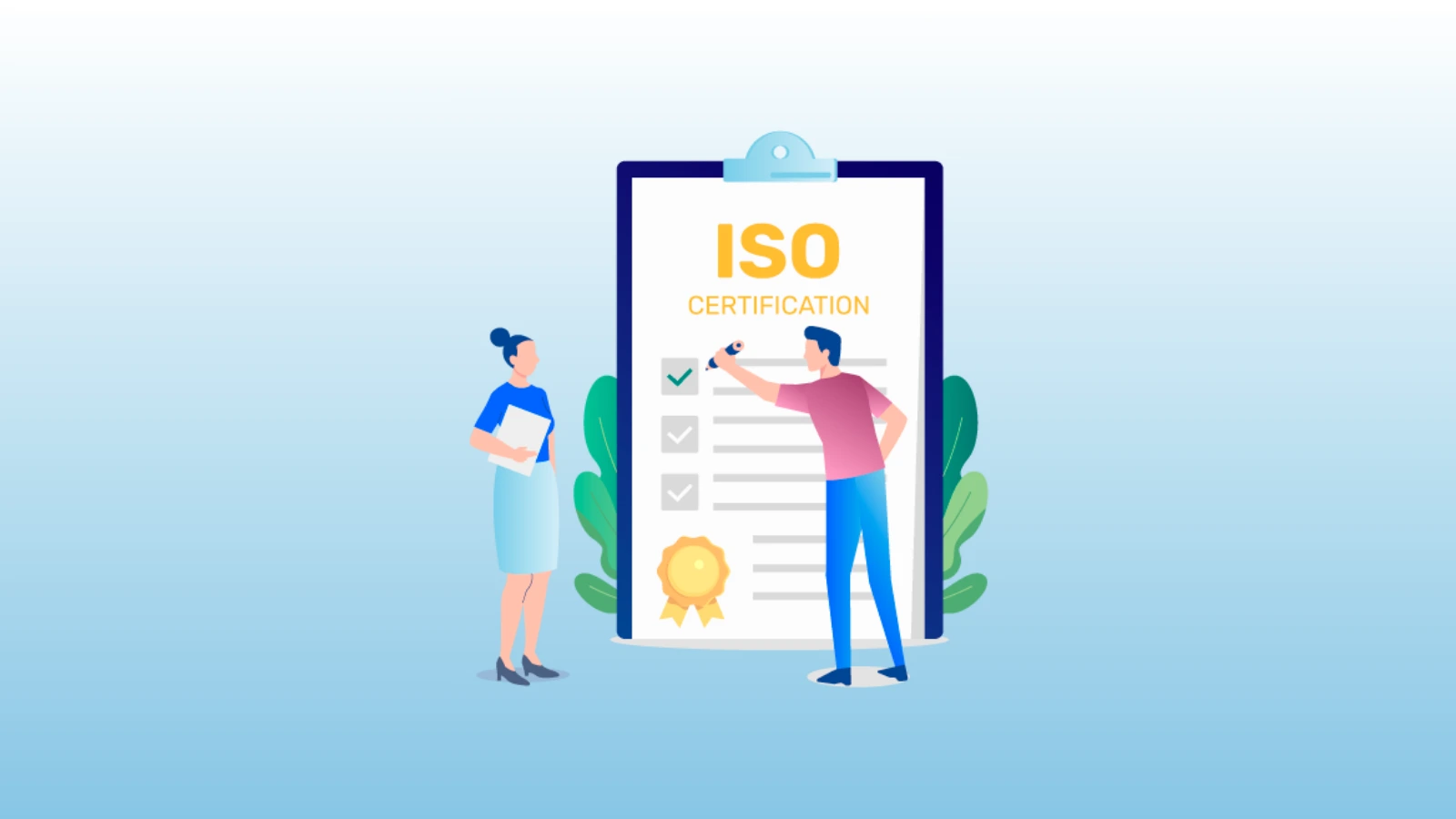 Illustratie bij ISO 27001-certificering van Toomba